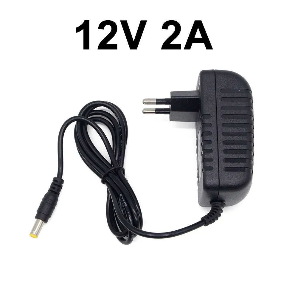 12V 2A 12 V адаптер питания 1A 2A 3A 4A 5A 6A 8A 10A 15A 12 вольт источник питания AC 110V 220V к DC 12 V светодиодный трансформатор для светодиодной ленты - Цвет: 12V 2A
