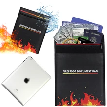 New fashion notebook tablet bag, fireproof Document Bag, Document Bag for Cash, Passports, Document, Jewelry, Photos, Valuables.