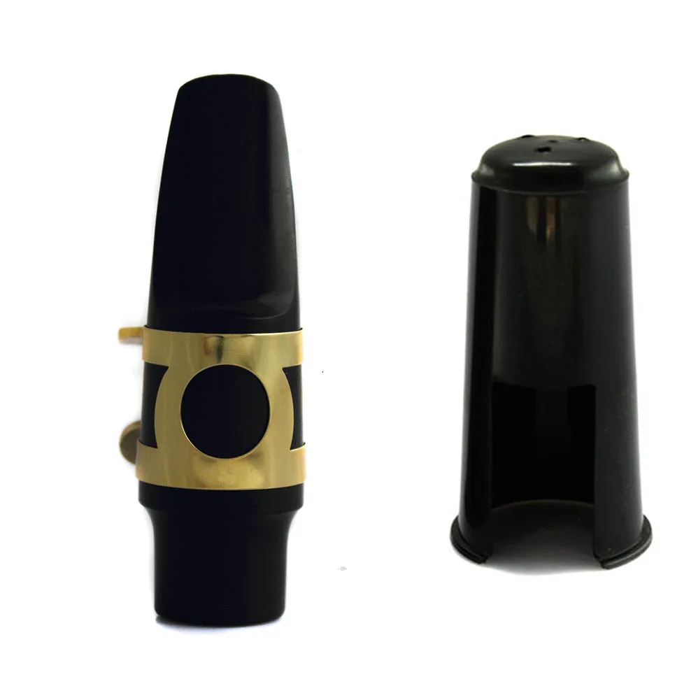 E Flat Alto Saxophone Mouthpiece Set With Gold Or Nickel plated White