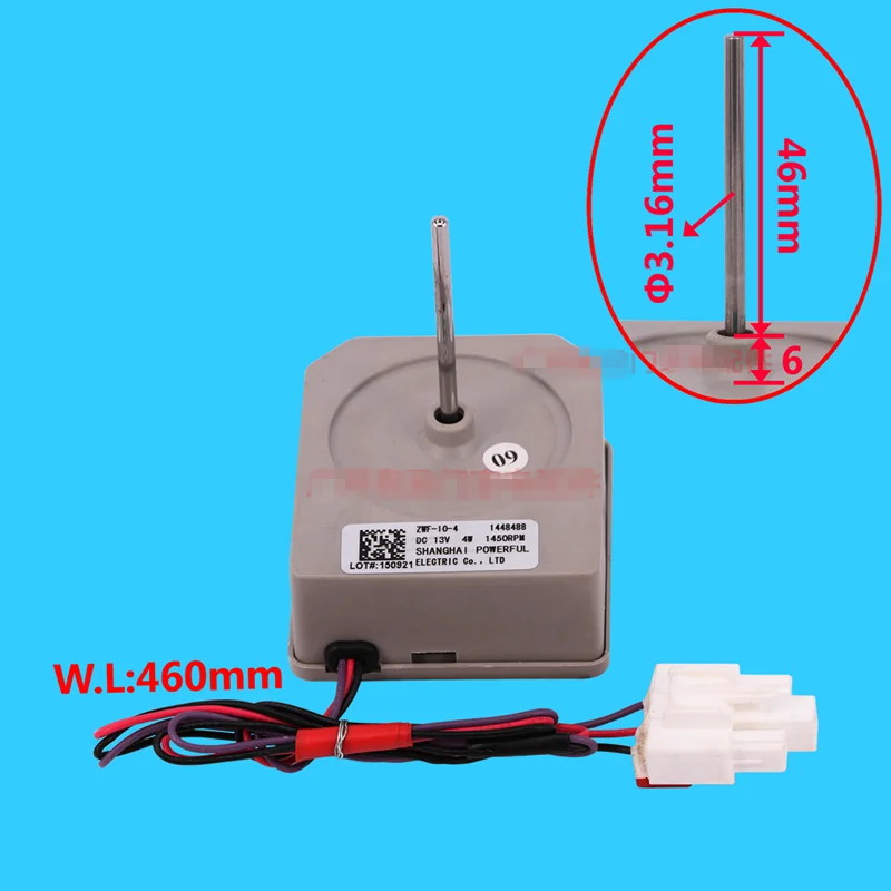 1 шт для Hisense двигатель охлаждающего вентилятора ZWF-10-4 1448488 DC13V части холодильника