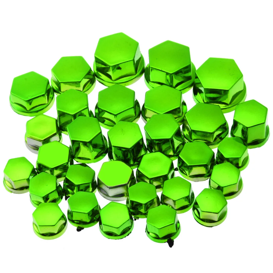 Dust Proof 30pcs/set Nut Bolt Cap Cover Protection Car Decoration Motorcycle Scooter Screw Accessories For Yamaha Kawasaki Honda