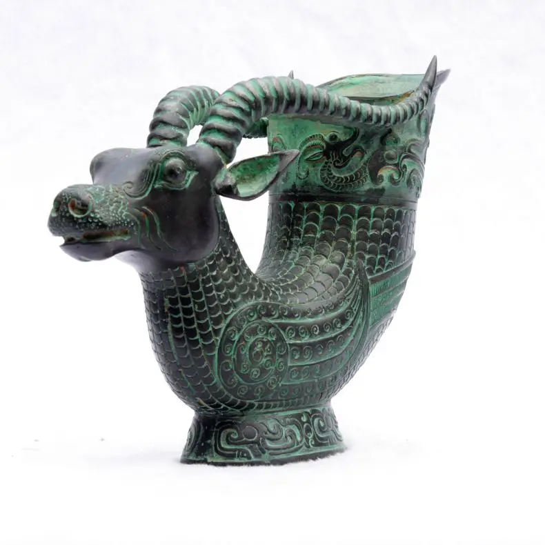 

Ancient Bronze Ware Niu Zun Business Gift Opening Decoration Ancient Royal Wine Ware