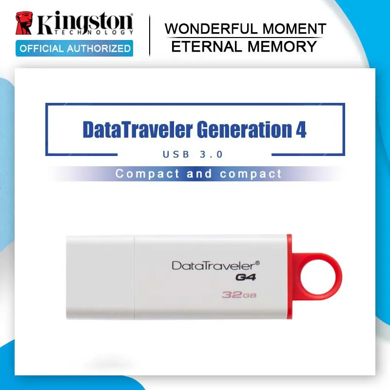 Kingston DataTraveler G4 USB флеш-накопители USB 3,0 8 ГБ 16 ГБ 32 ГБ 64 Гб 128 ГБ пластиковая практичная крышка флеш-накопители памяти U диск