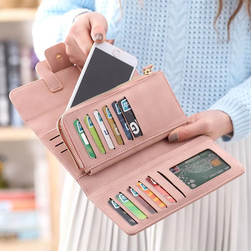 2019 Fashion Wallet Women's Purse Wallet Card Holder Female Clutch Long Purse Multi-card Bit Luxury Designer Lady Coin Purses 2019 Fashion Wallet Women's Purse Wallet Card Holder Female Clutch Long Purse Multi-card Bit Luxury Designer Lady Coin Purses