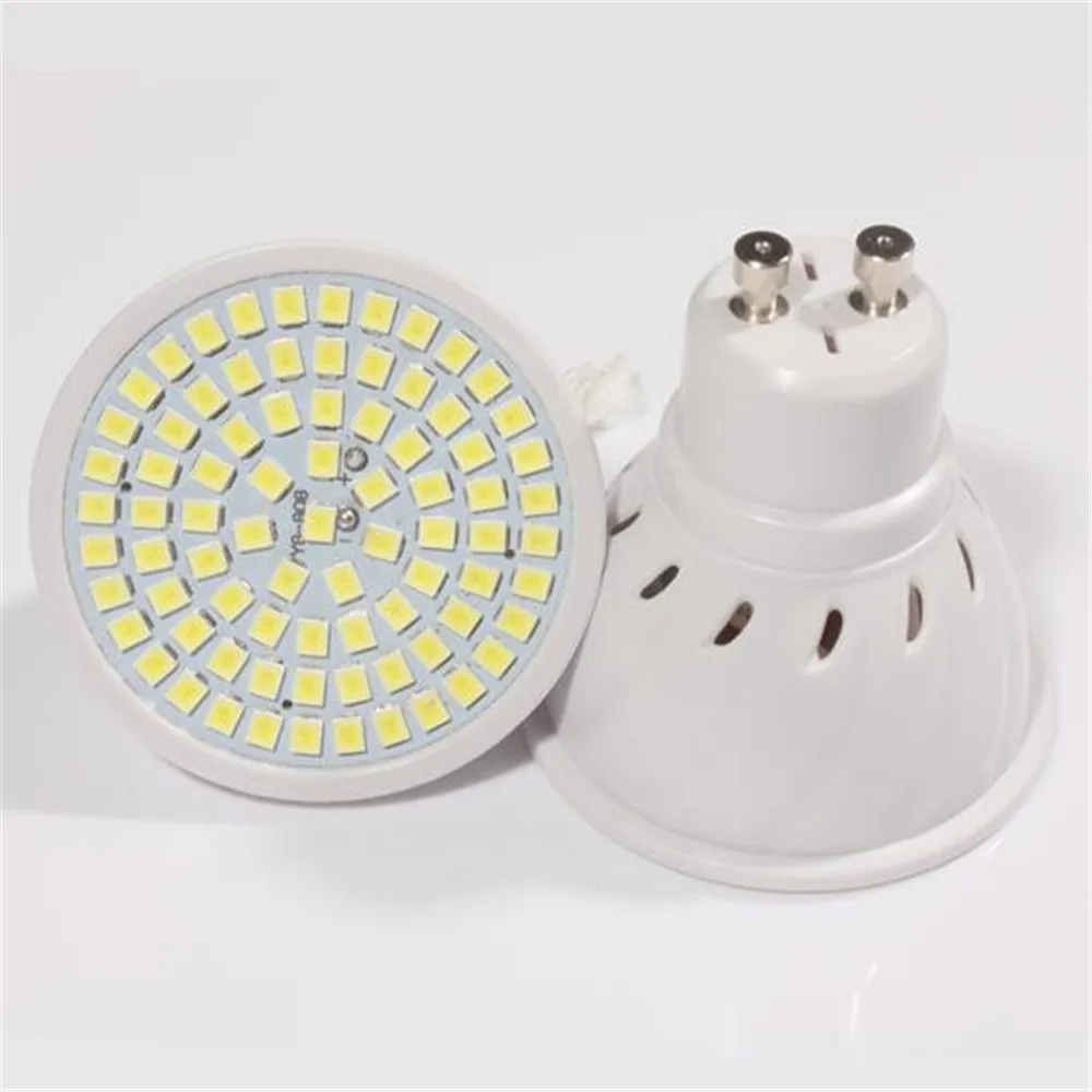 10 шт./лот 80 светодиодов Точечный светильник G10 MR16 E27 E14 refletor led 48 60 Светодиодные