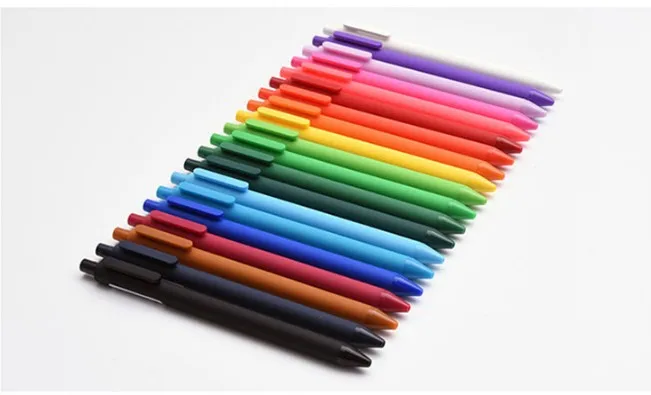 Xiaomi KACO, унисекс, цветная гелевая ручка для письма, 0,5 мм, сменная ручка mi Signing, школьные и офисные принадлежности, прочные