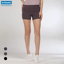 Стильные шорты для йоги Женская Спортивная одежда Короткие штаны для фитнеса Тощий Женский пуш-ап спортивная одежда одноцветное Цвет эластичные дышащие