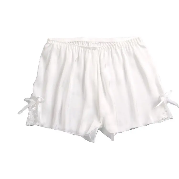 Летние женские безопасные шорты бесшовные трусы боксеры из ледяного шелка для