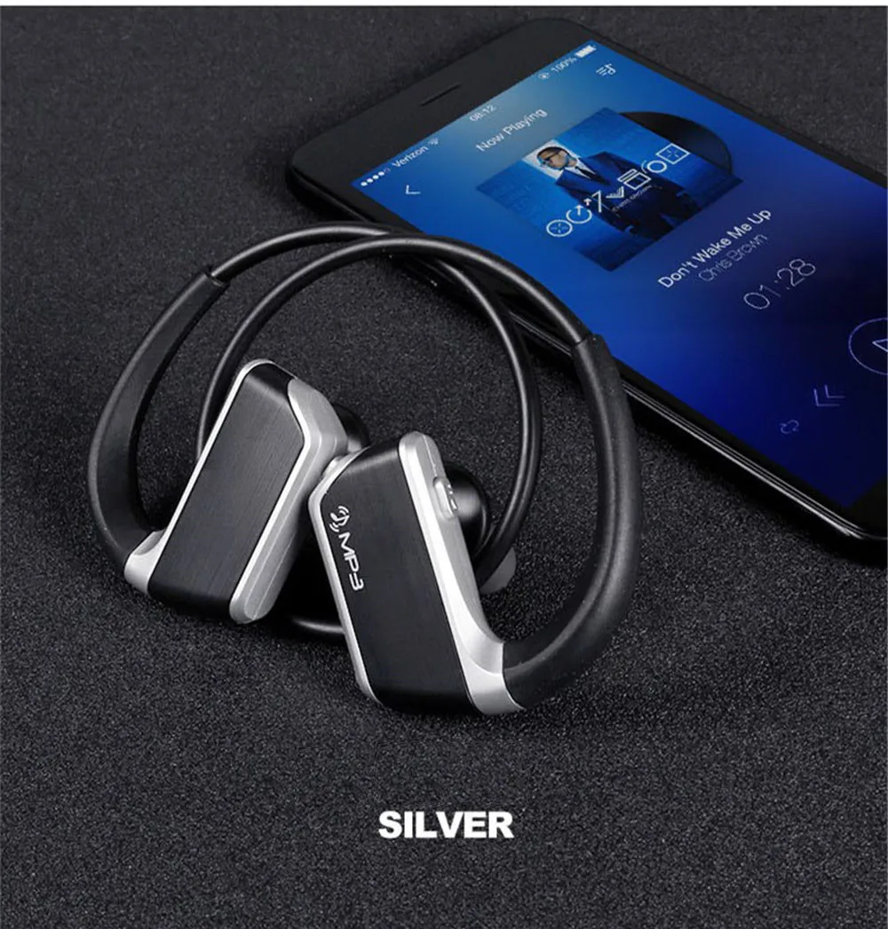 Askmeer 8GB Mp3 Music Player Headsets+Wireless Bluetooth Sport Earphone  Sweatproof Earbuds Headset with Microphone Handsfree Call (4)