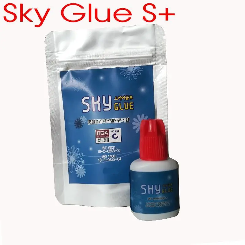 

SKY 5ml S+ Type 1-2s dry time Most Powerful Fastest Korea Sky Glue S+ for Eyelash Extensions MSDS Adhesive