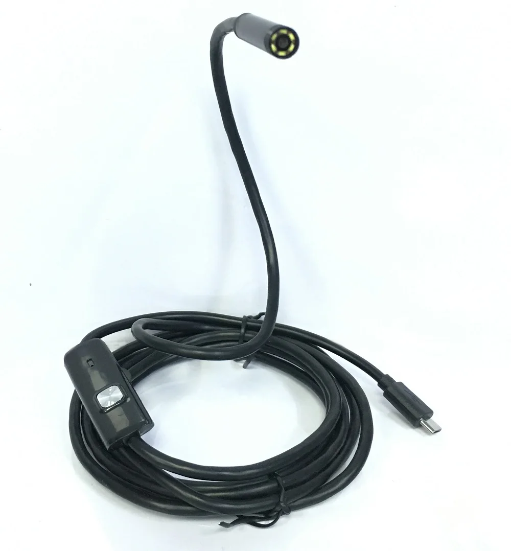 7mm Size Endoscope Camera for Pipe Camera Waterproof 6 pcs White LED