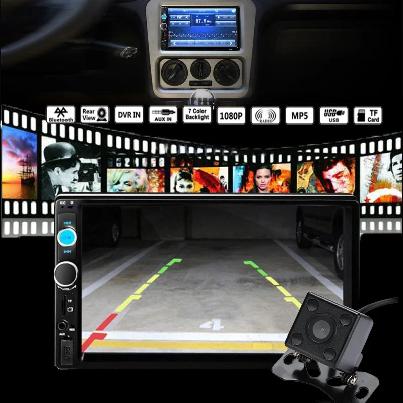 

Smart Car MP5 Bluetooth Automobile 7 Inches Remote Control Premium DC 12V MP5 Player