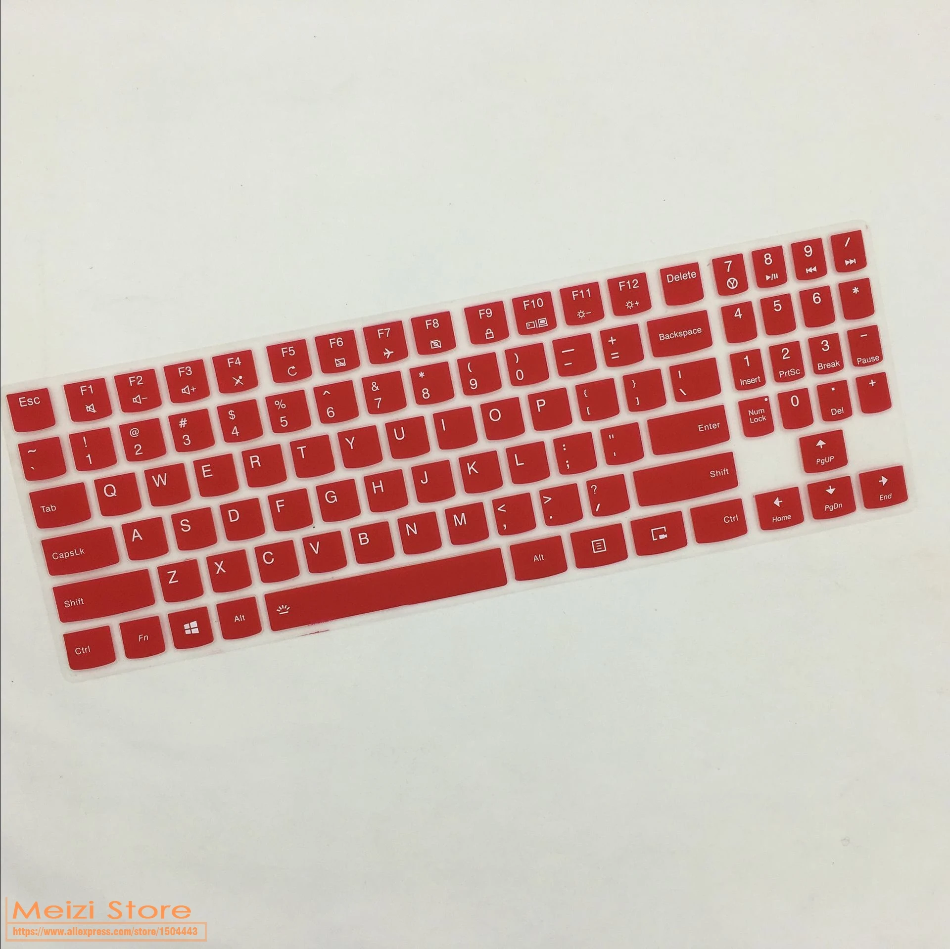 Полноценная клавиатура крышка для lenovo Легион R720 Y520 15,6 дюймов 15 15IKB силиконовая клавиатура защитная пленка - Цвет: red