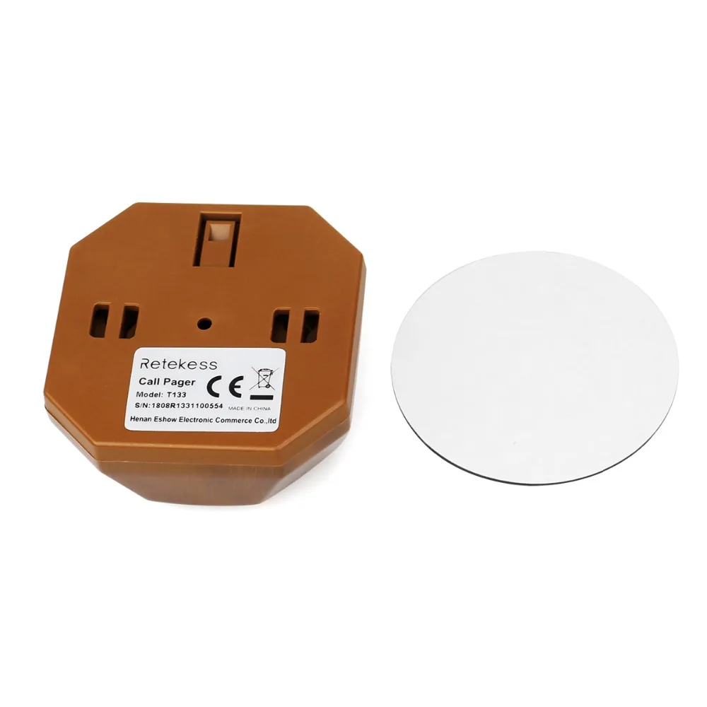 Botões do Transmissor para o Restaurante Sistema de Atendimento ao Cliente Pces Retekess Chamada Pager 433mhz Chamando Hotel Fábrica Clínica 10 T133 - Imagem 3