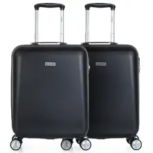 Itaca модель Rodano упаковка 2 дорожные чемоданы жесткая кабина ABS тележка 55X40x20 см регулируемая ручка, 4X2