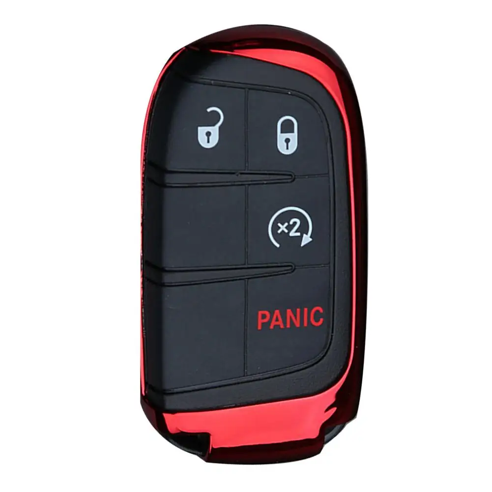 

Soft TPU Car Vehicle Remote Key Fob Protection Case Cover Shell for Dodge Jeep Key Cover