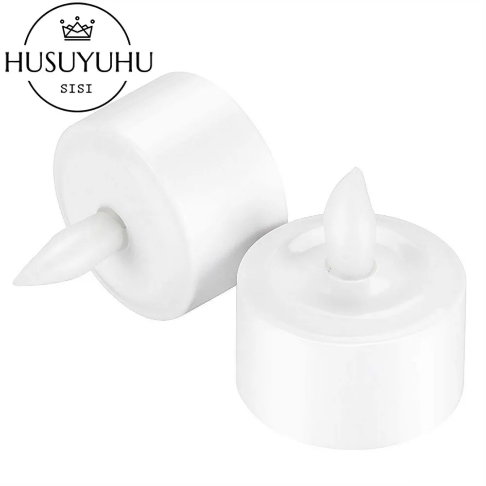 HUSUYUHU SISI Rechargeable LED Candle Light Flameless 12 LED Lights Lasting Shine Battery Windproof Portable Multi-color HUSUYUHU SISI Rechargeable LED Candle Light Flameless 12 LED Lights Lasting Shine Battery Windproof Portable Multi-color