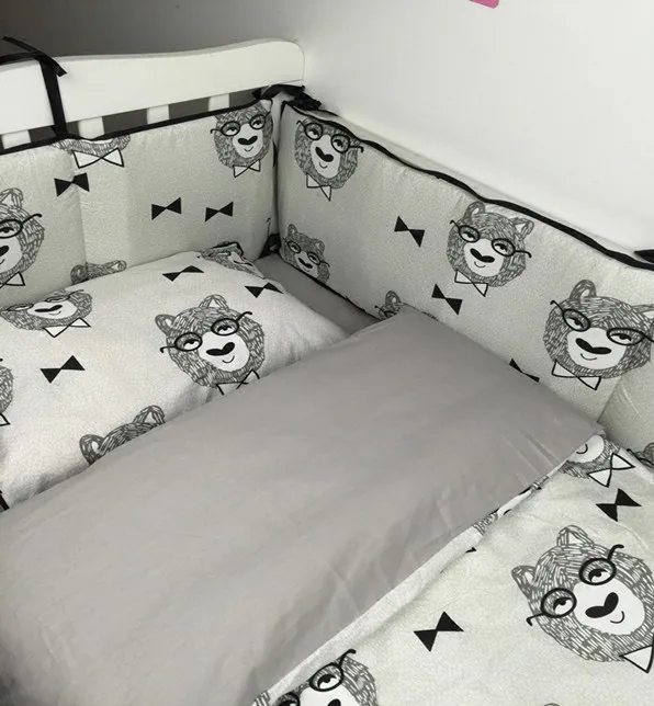 Комплект постельного белья для малышей хлопковое постельное белье с рисунком