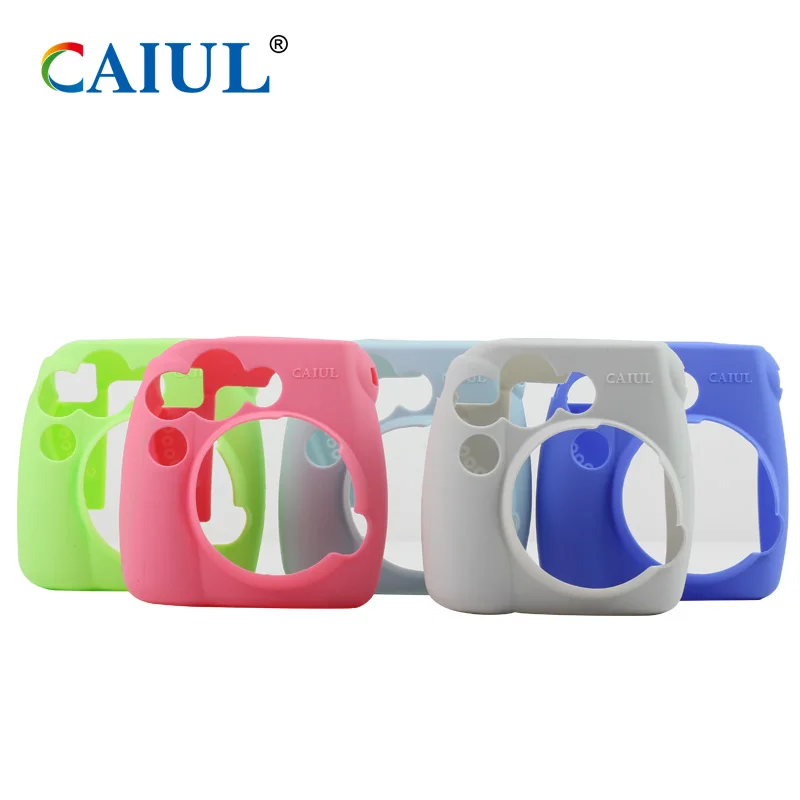 CAIUL чехол для камеры моментальной печати для Fujifilm Instax Mini 9 Mini 8 8+ чехол, Классический фосфоресцирующий желеобразный чехол для камеры
