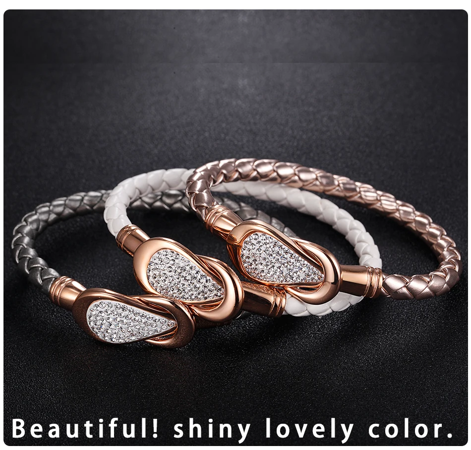 Women Leather Bracelet PU (3)