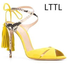 Neue SexyTassel Schuhe Frauen Sommer Sandalen Stilettos Punkt Zehe T-Zeigen Scarpe Donna Sommer Zapatos Mujer Alias Feminina