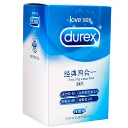 Durex удивительное значение 4in1 презервативы для мужчин пенис Ультратонкий презерватив взрослых Секс игрушки