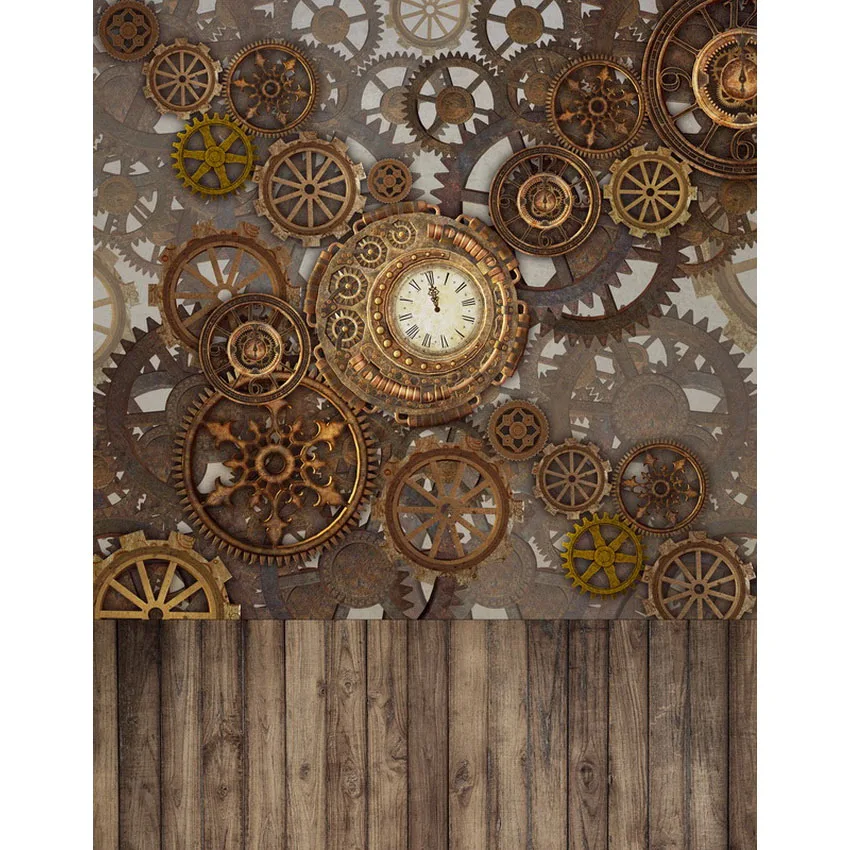 TR Sailling Gear Vinyl Backdrops Background Brown Wood Floor Photography Backdrop Baby Shower Photocall Professional Photo Prop |