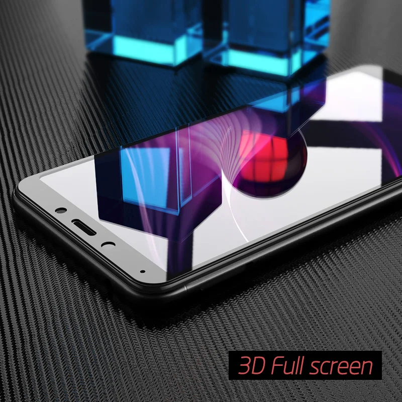 Qoowa полный клей 3D Закаленное стекло протектор экрана для Xiaomi Redmi 6 6A (5 45 '') redmi pro