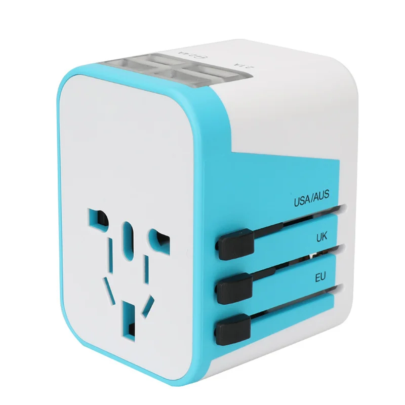 4 usb порта Высокоскоростной 3.4A зарядное устройство EU UK US Универсальный адаптер для путешествий для портов-зарядка сотовых телефонов, смарт-часов, iPhone - Тип штекера: RSA