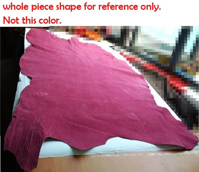 pig split leather shape reference only