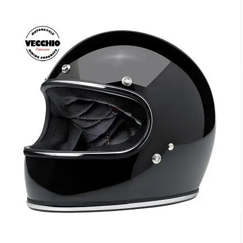 Vecchio анфас винтажный реактивный мотоциклетный шлем гоночный мотокросс мотоцикл Каско Capacete Ретро шлем Защитное снаряжение точка - Цвет: Design 3