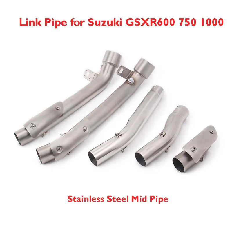

Slip on GSXR600 750 1000 GSR 750 Motorcycle Exhaust Pipe Muffler Link Connect Tube for Suzuki GSR 750 GSXR 750 600 1000