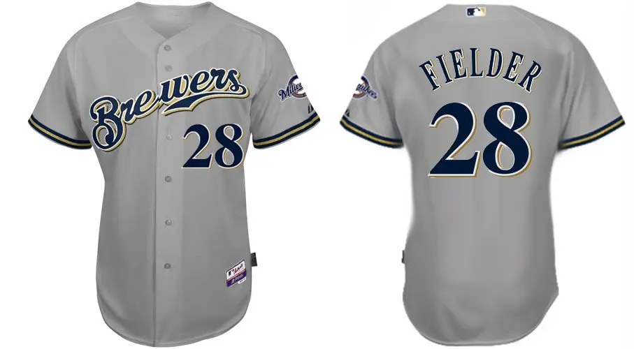 prince fielder milwaukee brewers jersey