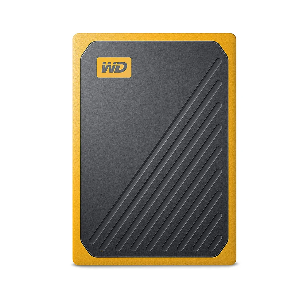 Портативный внешний накопитель Western Digital My Passport Go 500 Гб ТБ SSD янтарный USB 3 1