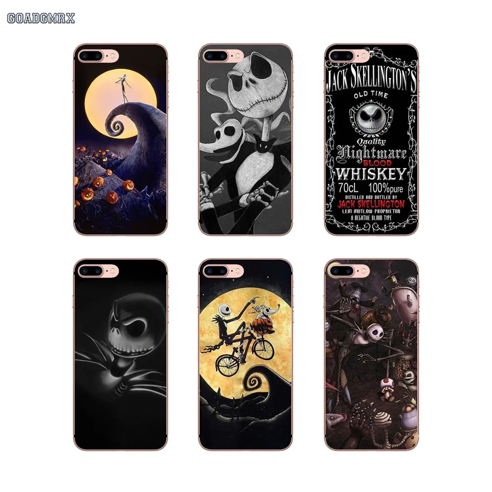 

TPU Cover Bag Jack and Sally Nightmare Before Christmas For Huawei P Smart G7 G8 P7 Mate 10 P20 Pro P8 P9 P10 Lite Mini GR5 2017