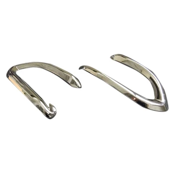 

For Fiat 500X 2015 2016 2017 2018 ABS Chrome Front Fog Light Lamp Cover Trim 2pcs Car Styling Accessories