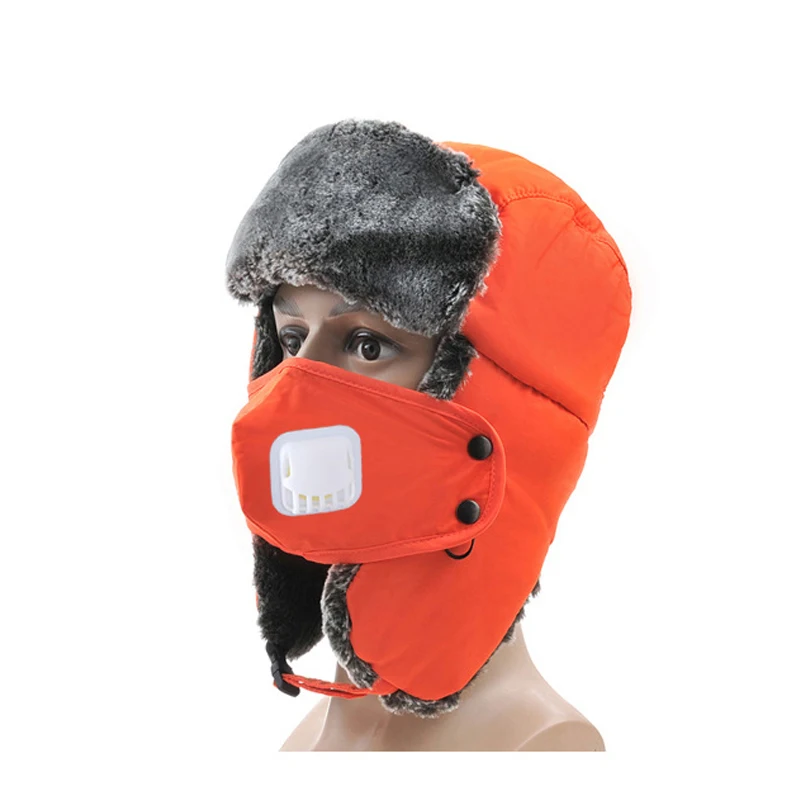 JOYHOPY Children Hat Thick Warm Kids Boys Girls Earflap Winter Trooper Hat Cap Windproof Mask Kids' Trapper/Trooper Hat