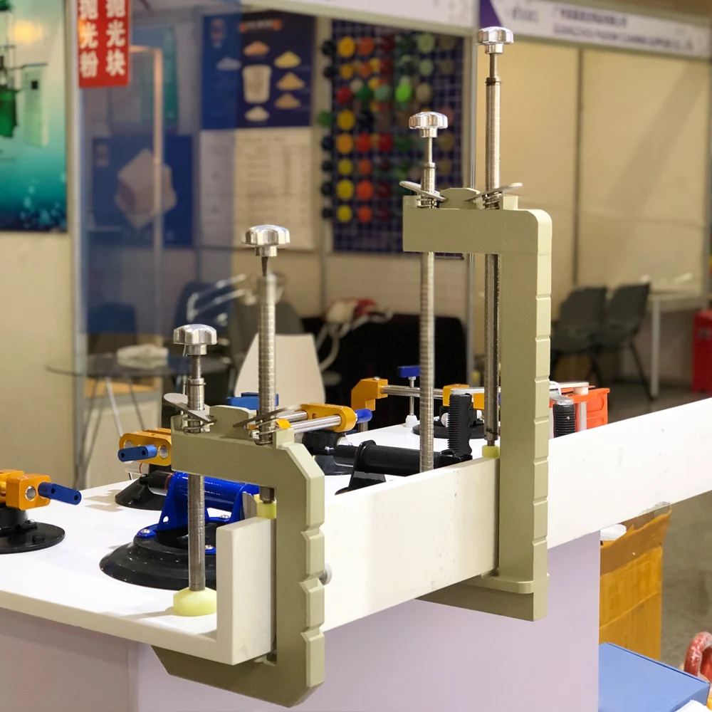 Raizi 1 Pc Mitre Clamp Stone Granite Marble 45 Degree Countertop Stitching installation Miter Tools