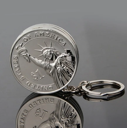 

LMT 10piece/lot Mini Coins Shape Cigarette Oil Gas lighters with keychain