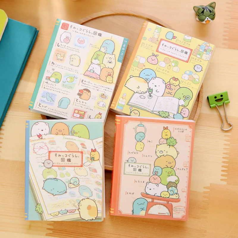 Милый Sumikko Gurashi 4 складной Блокнот N Times Sticky Notes закладки для блокнота подарочные
