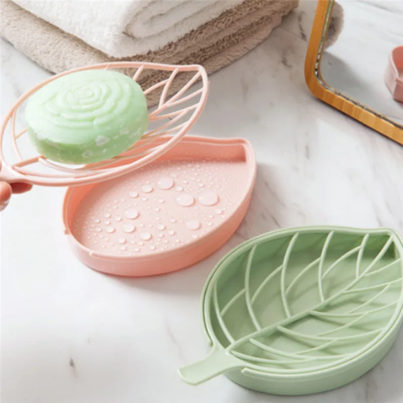 

Creative Drain Soap Box Leaf Modeling Soap Holder