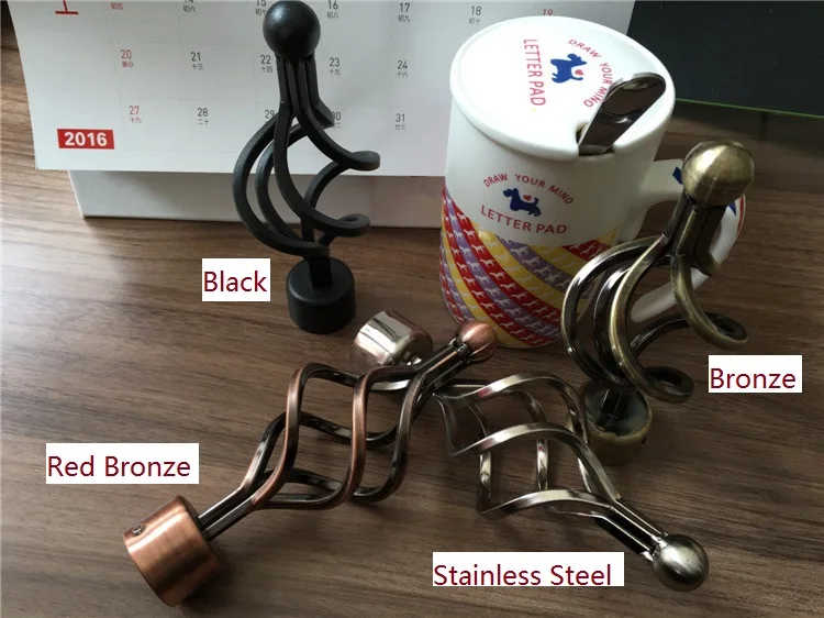 Drapery Rods And Finials 2pcs Lot Aluminum Drapery Curtain 28mm Rod End Cap Ends Caps Finials Decorative Cover