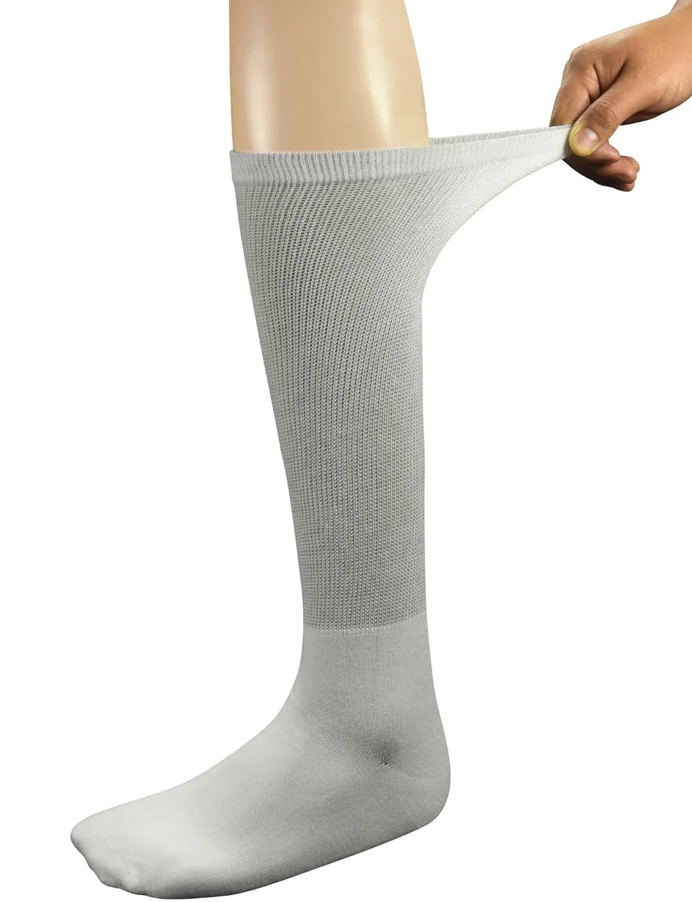 Мужские бамбуковые носки для диабетиков, 4 упаковки, Размер 10-13