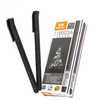 

12pcs Gel Pen Refillable Pens 0.38mm Fine Point Rosherun for Office and School Stationery Supplies Gel Pen Set Rollerball Pen