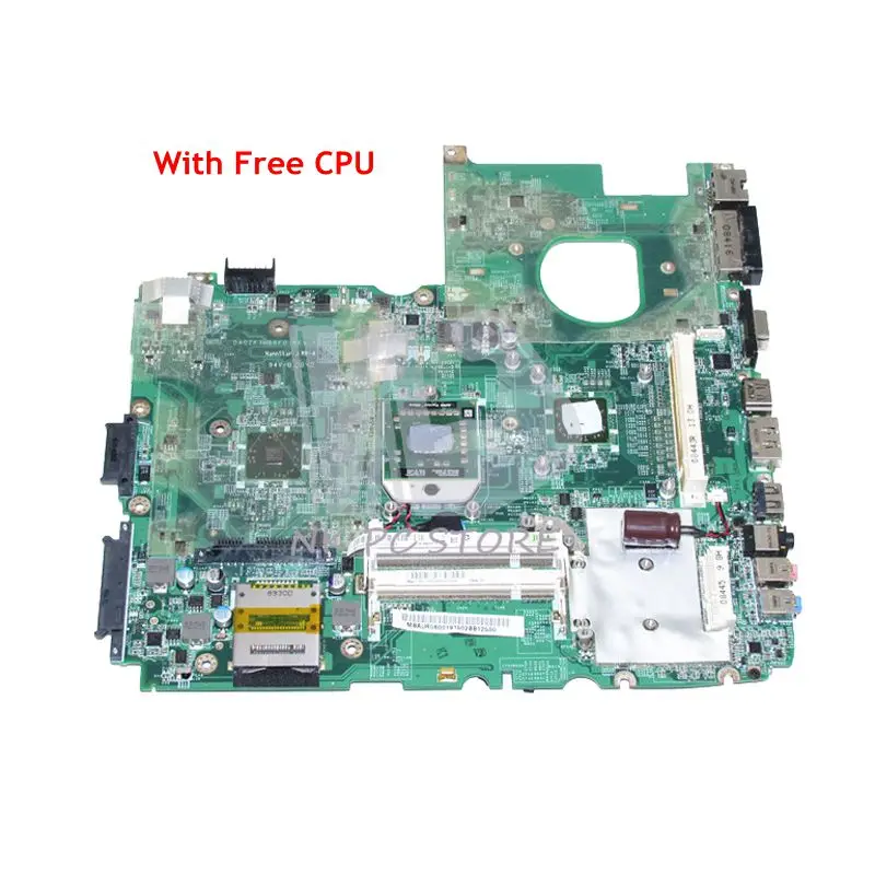 Promotion  NOKOTION Laptop Motherboard for Acer aspire 6530 6530G MAIN BOARD MBAUR06001 DA0ZK3MB6F0 DDR2 Free 