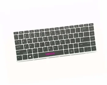 

New US backlit keyboard for HP Probook 430 G5 440 G5 silver frame