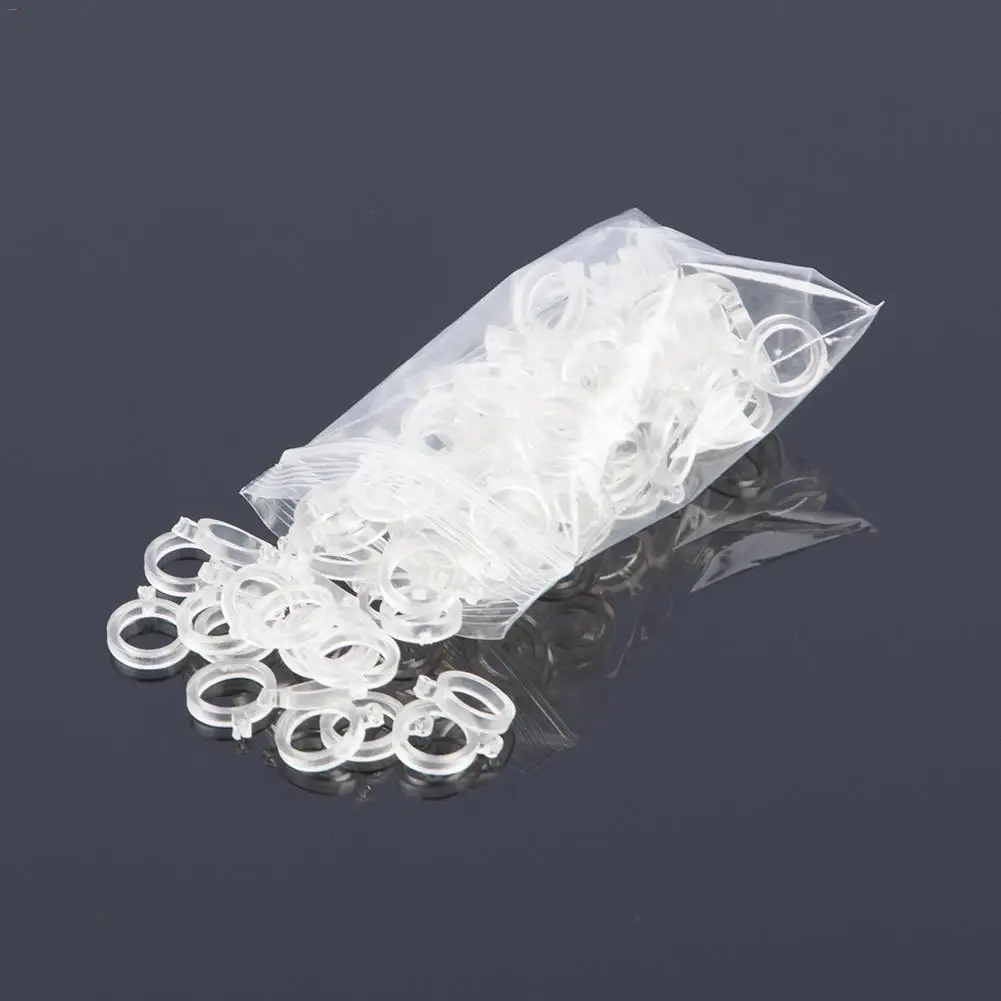 100Pcs Size 13mm 10mm 7mm Baits Elastic Bands Pellet Rubber Rings For Bait  Carp Fishing Transparent Bait Bands Stretcher