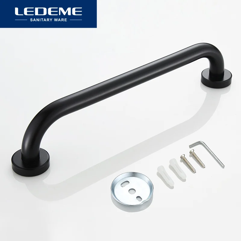 LEDEME Одноместный держатель для полотенец ванной комнаты твердая латунь матовая