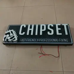 Cusotmized 3D светодиодной подсветкой название магазина вывеска