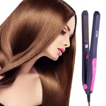 Выпрямитель для волос Турмалин Керамическая нагревательная пластина Регулируемая температура Инструменты для укладки волос Styler Инструмент